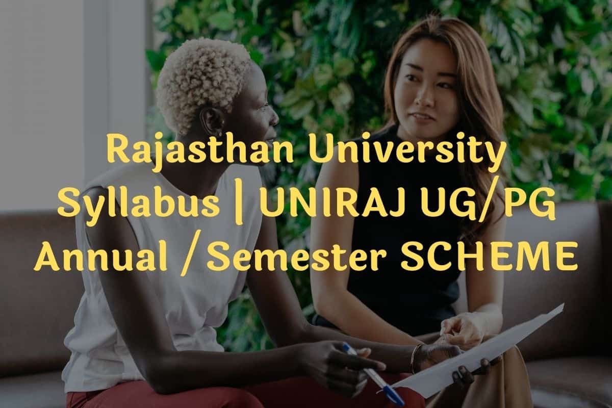 Rajasthan University Syllabus