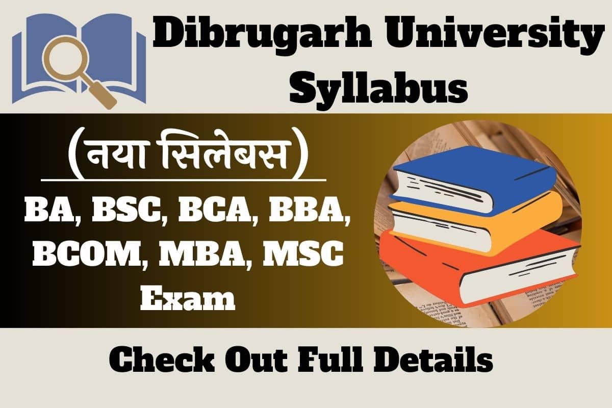 Dibrugarh University Syllabus