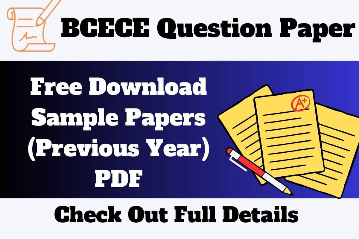 BCECE Question Paper