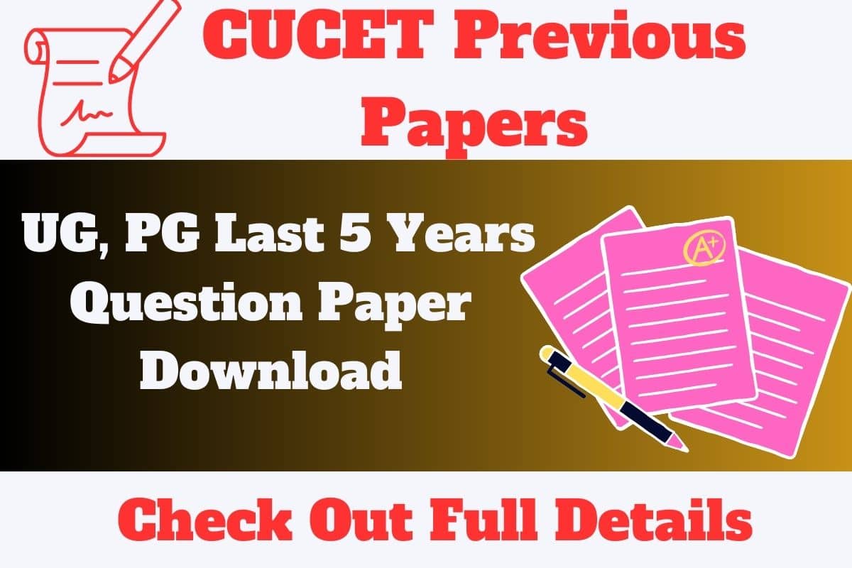 CUCET Previous Papers