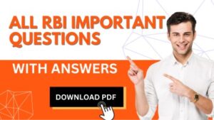 RBI Question Papers