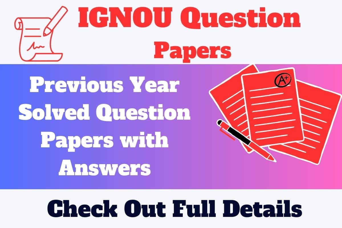 IGNOU Question Papers
