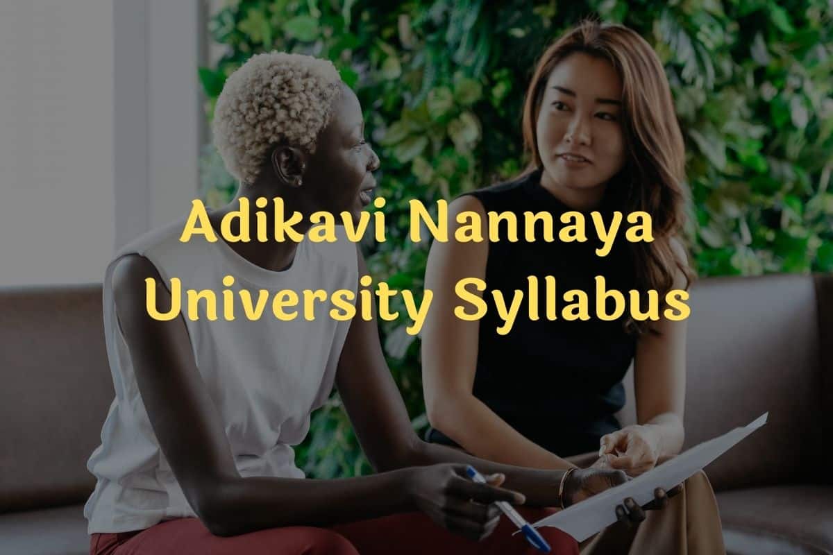 Adikavi Nannaya University Syllabus
