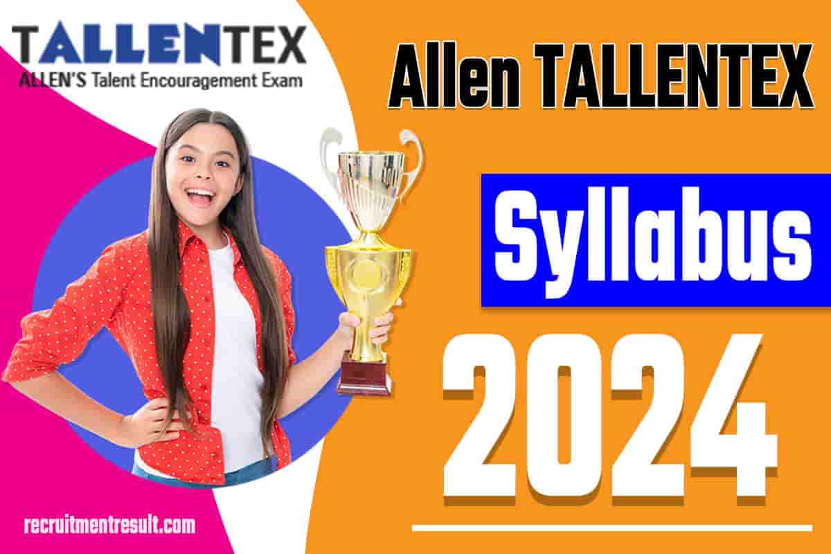 Allen TALLENTEX Syllabus 2024 For All Classes Tallentex Exam Pattern PDF