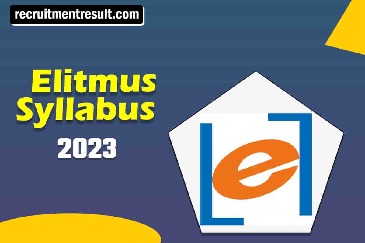 Elitmus Syllabus 2023 for ECE/CSE/EEE (pH Test) Syllabus PDF Download