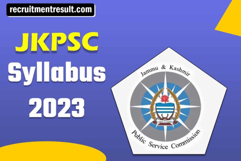 JKPSC Syllabus 2023 Jammu Kashmir MO CCE Lecturer Exam Pattern PDF jkpsc-syllabus-2023-jammu-kashmir-mo-cce-lecturer-exam-pattern-pdf