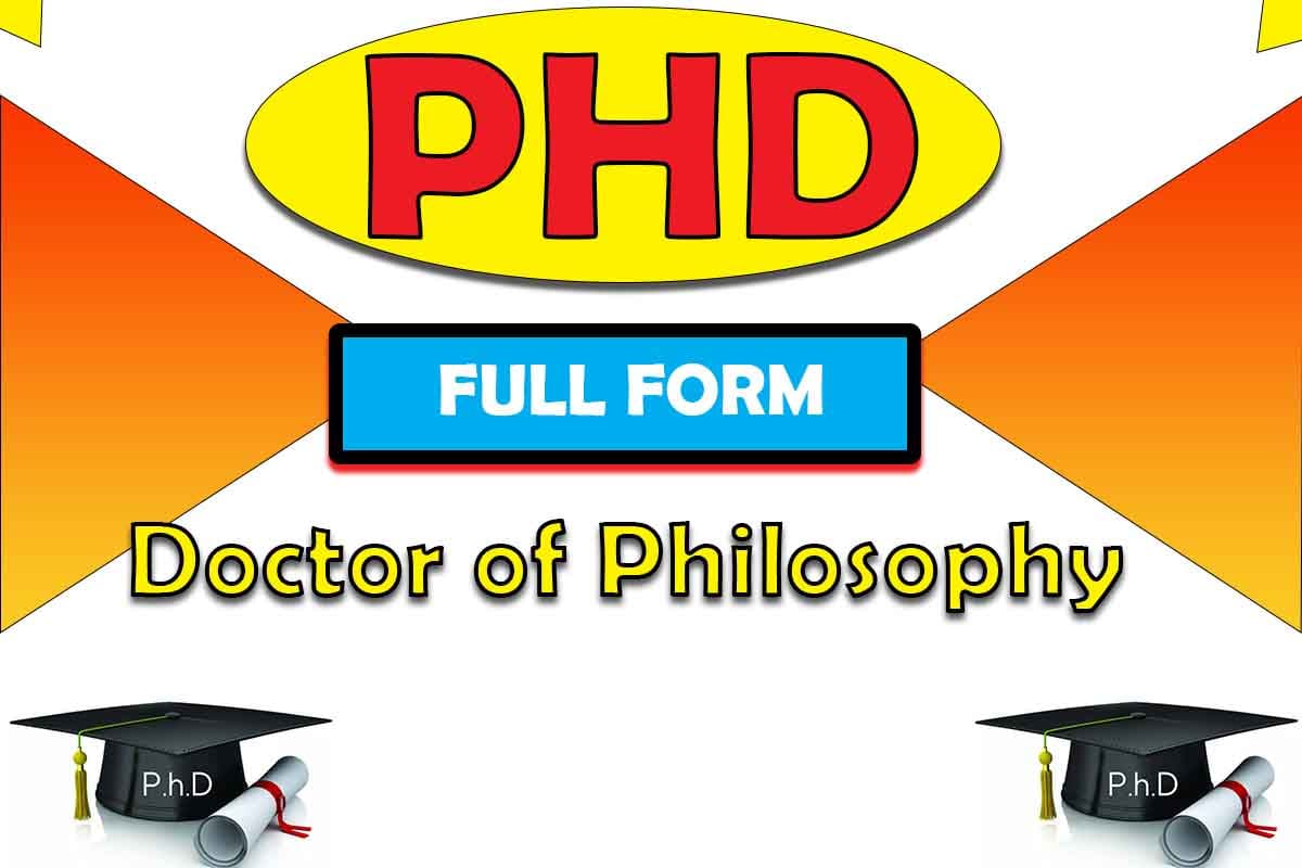 what is the full meaning of phd and pgd