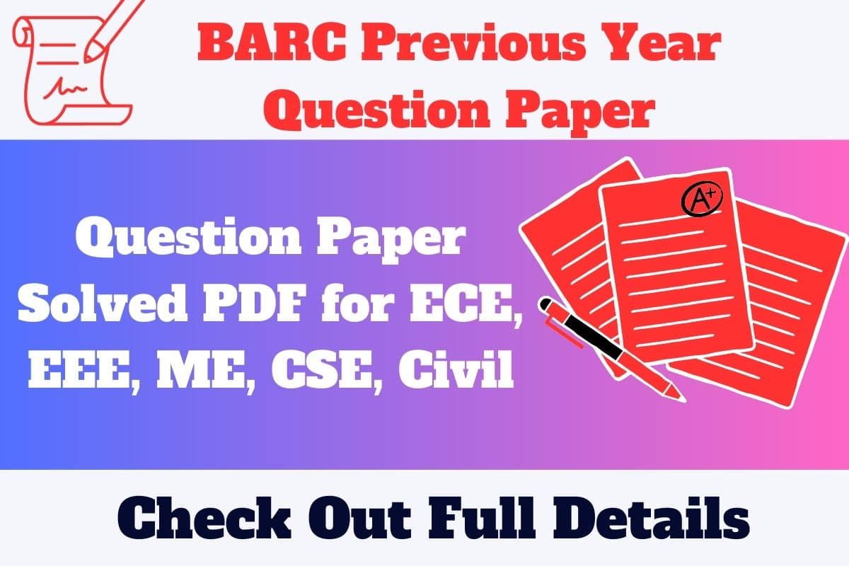 BARC Previous Year Question Paper