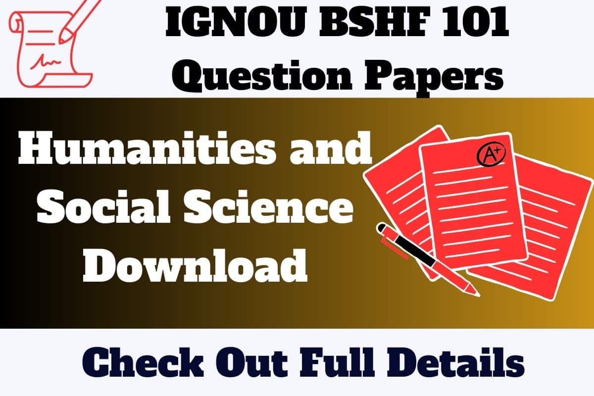 IGNOU BSHF 101 Question Papers