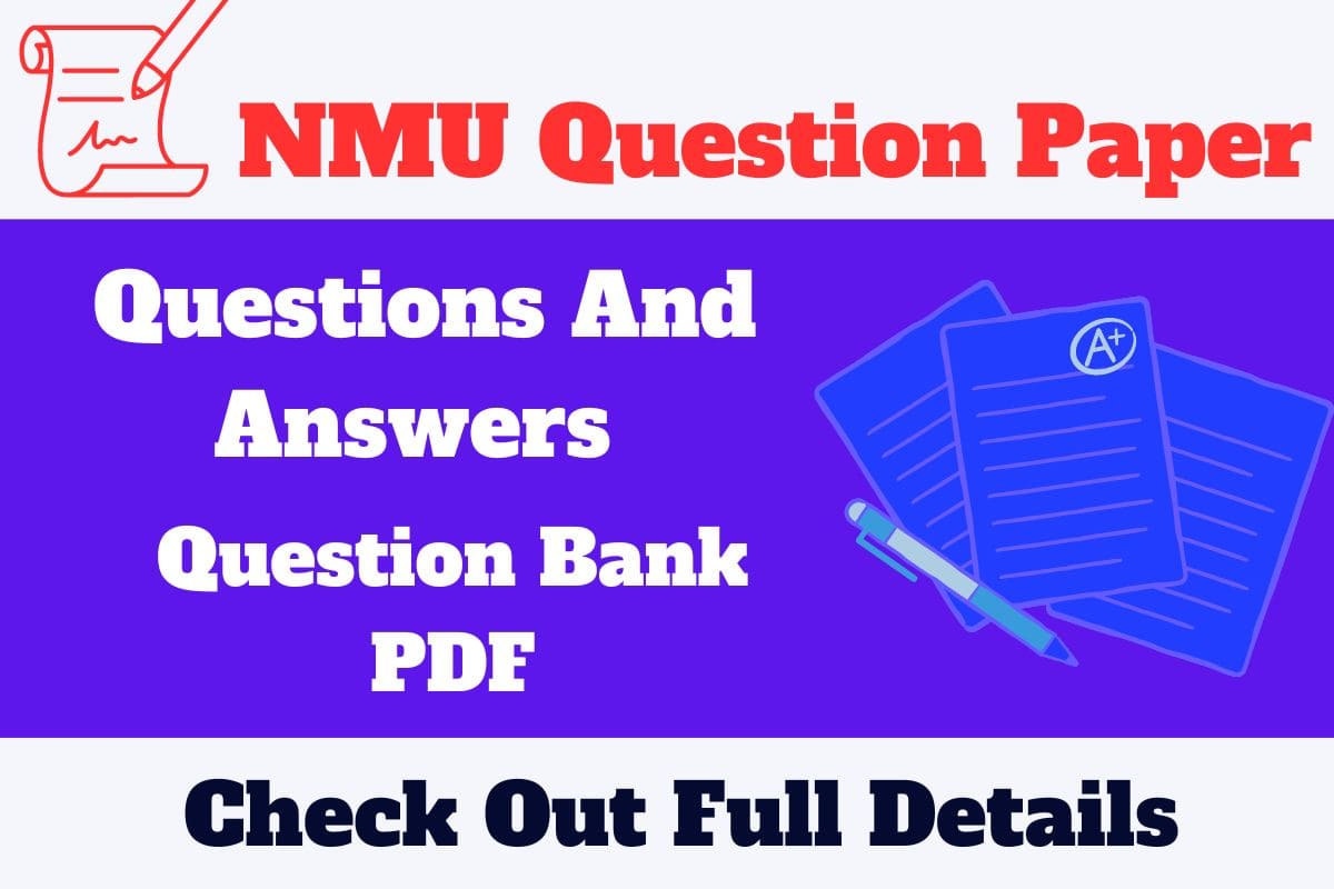 NMU Question Paper