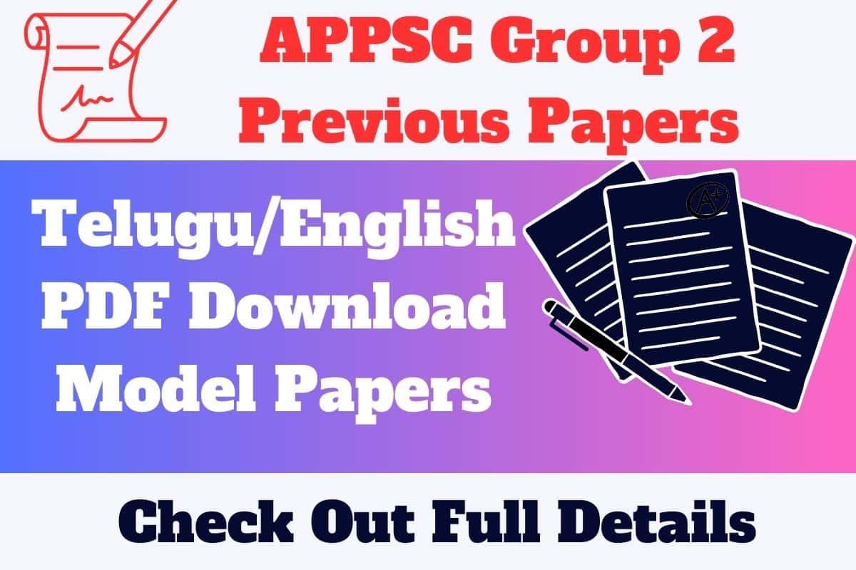 APPSC Group 2 Previous Papers
