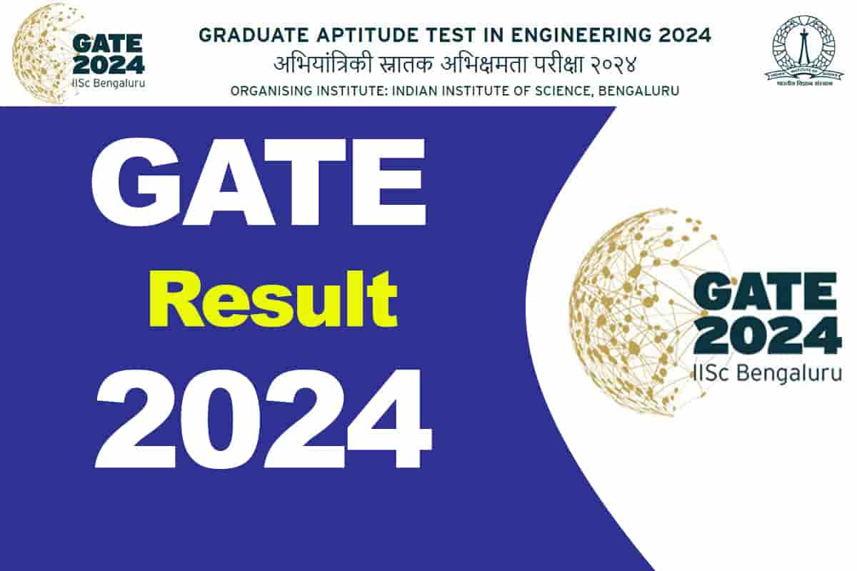 GATE Result 2024 Released Check GATE Score Card, All India Rank