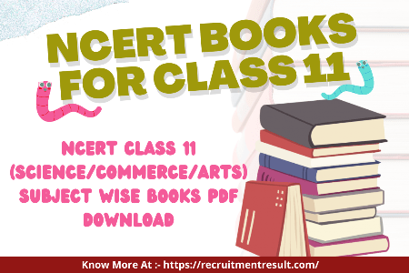 NCERT Books For Class 11