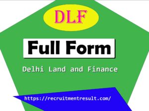 What is the full form of DLF