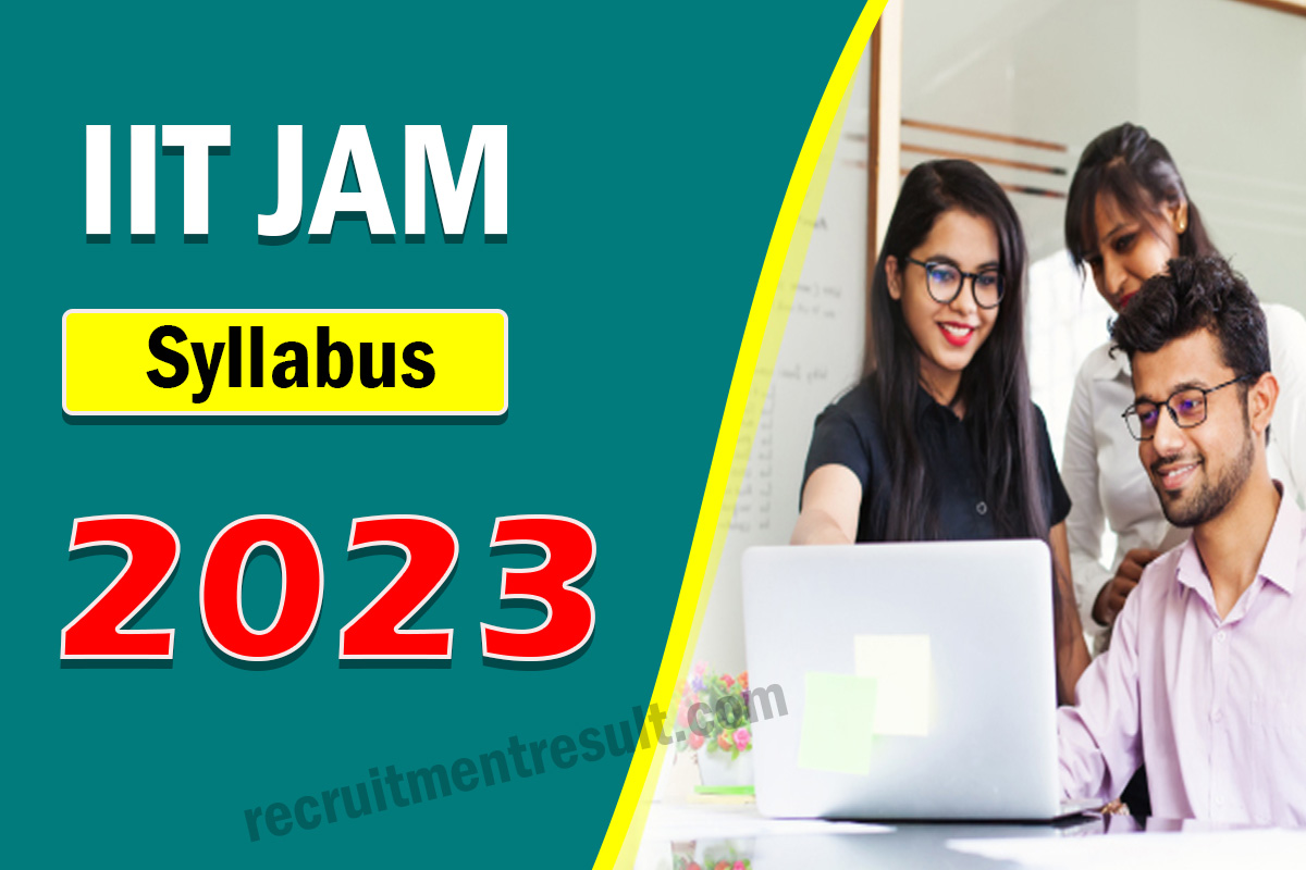 IIT JAM Syllabus 2023 Physics, Chemistry, Maths (All Subjects) Download