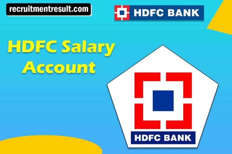Hdfc Salary Account Types Of Account Benefits Charges Open And Apply Online 6655
