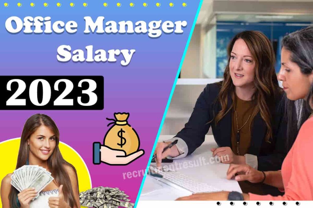 Office Manager Salary 2023 Administrative Manager Pay Scale In India