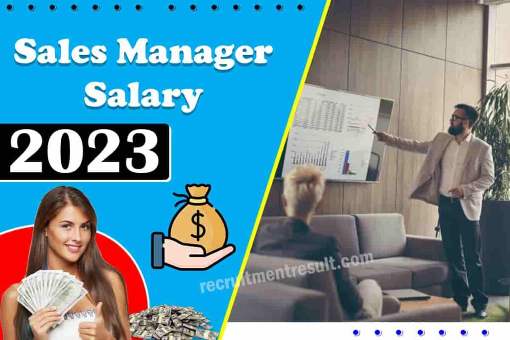 Sales Manager Salary 2023| Pay Scale per Month, Average Salaries Structure in India