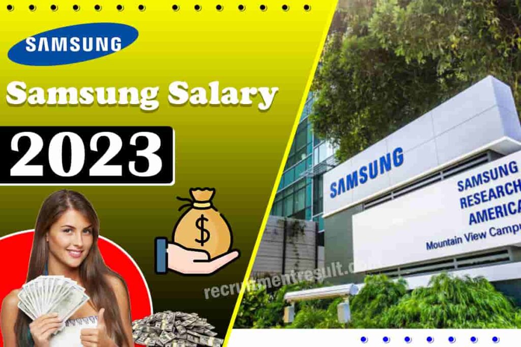 Samsung Salary in India 2023| Software Engineer, R&D Bangalore/Noida Pay Structure