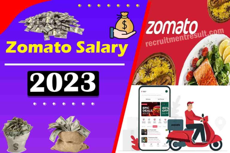 Zomato Salary In India 2023 Manager/Delivery Boy/Associate Pay Scale