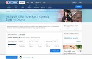 Apply Online HDFC Bank Education Loan