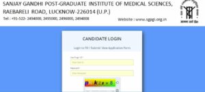 SGPGIMS Nursing Officer Vacancy 2023