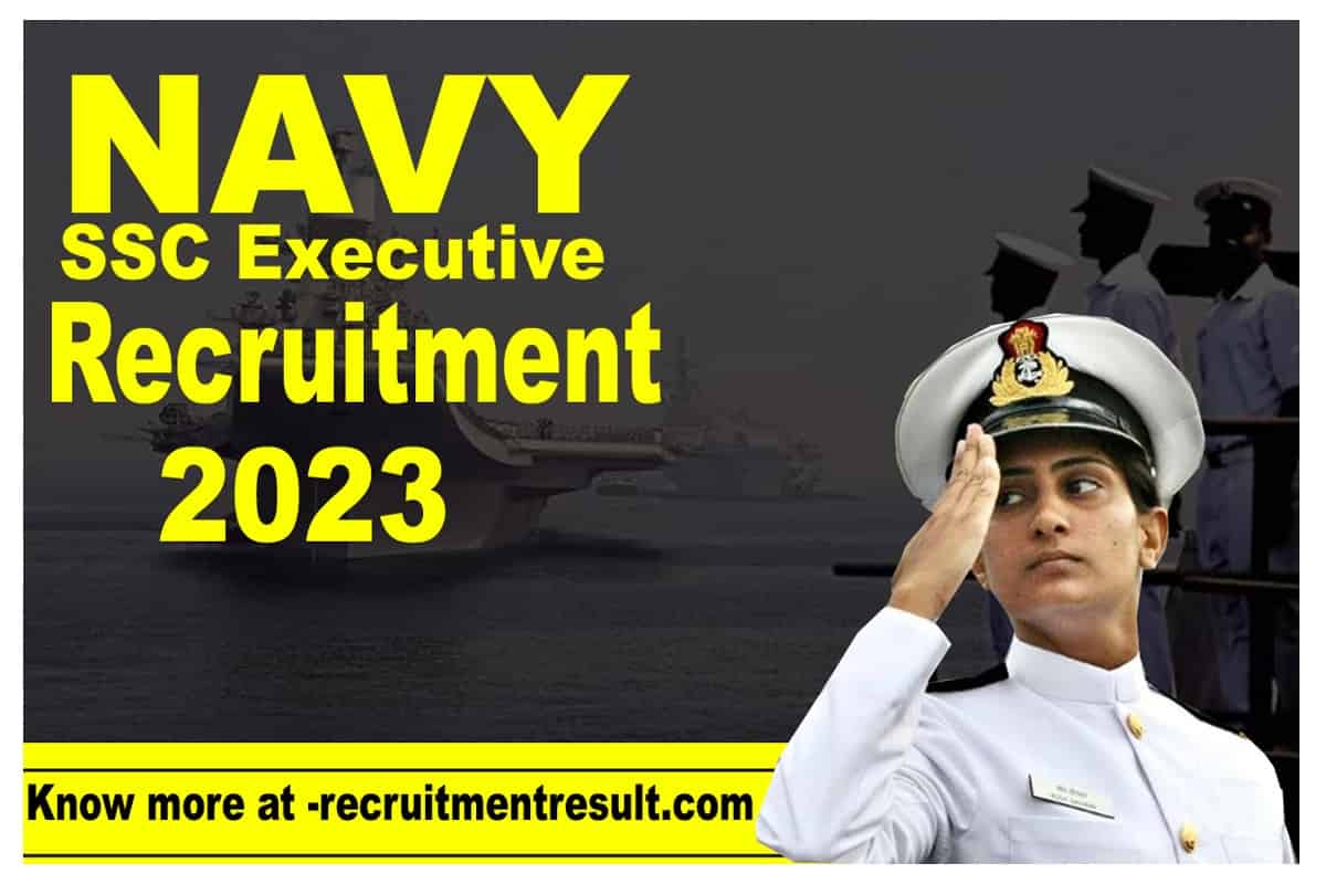 Navy SSC Executive (Law & Sports) Recruitment 2023