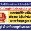 SSC Draft Recruitment Schedule 2023