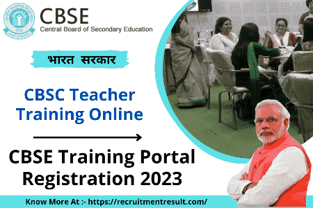 CBSE Training Portal Registration 2023