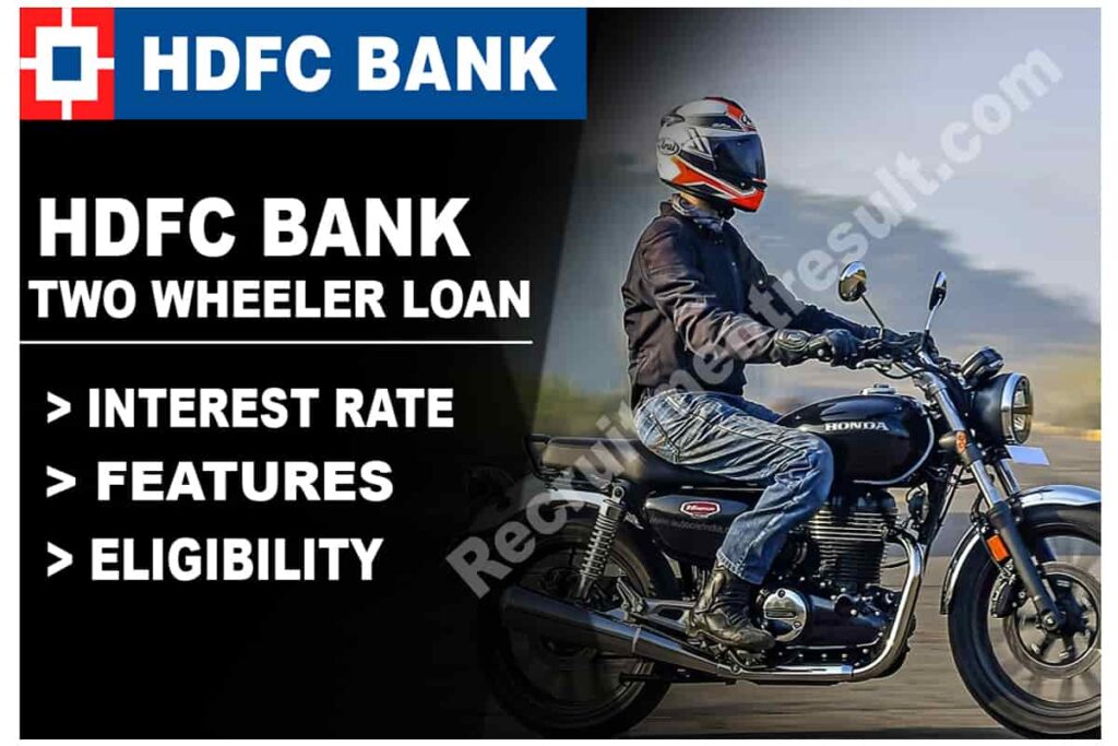 HDFC Two Wheeler loan
