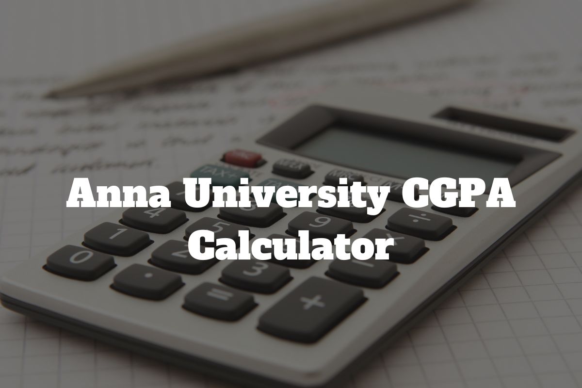 Anna University CGPA Calculator