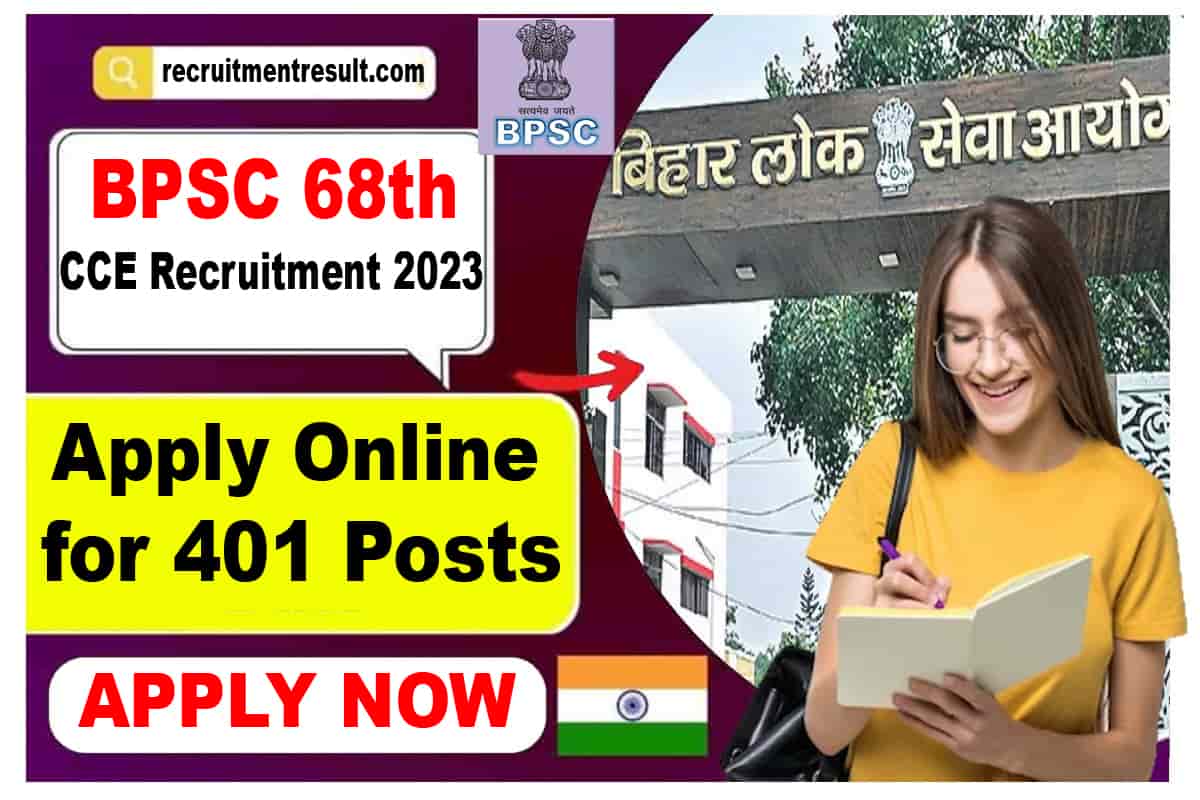 BPSC 68th CCE Recruitment 2023