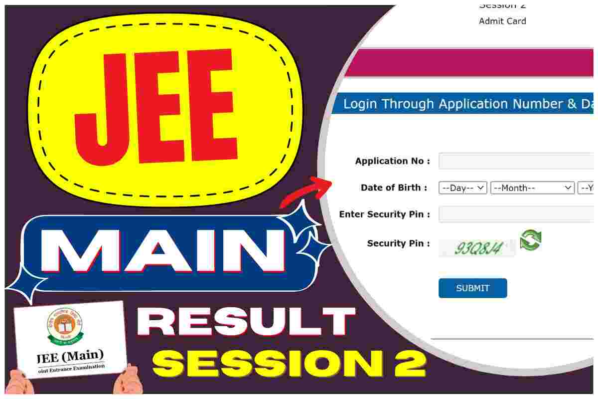 JEE Main Result Session 2