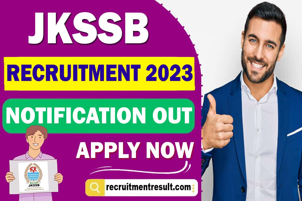 JKSSB Recruitment 2023