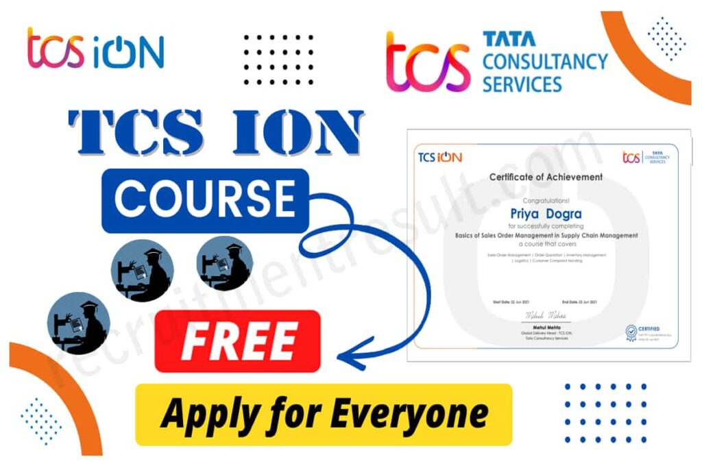 TCS ION Course 2023 Free Online Courses & Certifications