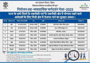 Bihar Rojgar Mela 2023 Official Notice