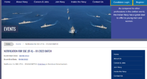 Indian Navy SSC IT Recruitment 2023