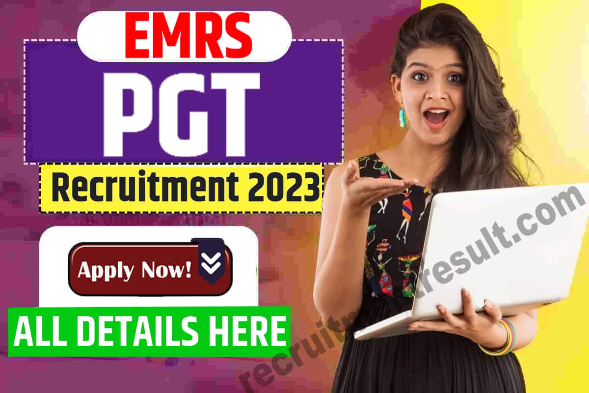 EMRS PGT Recruitment 2023