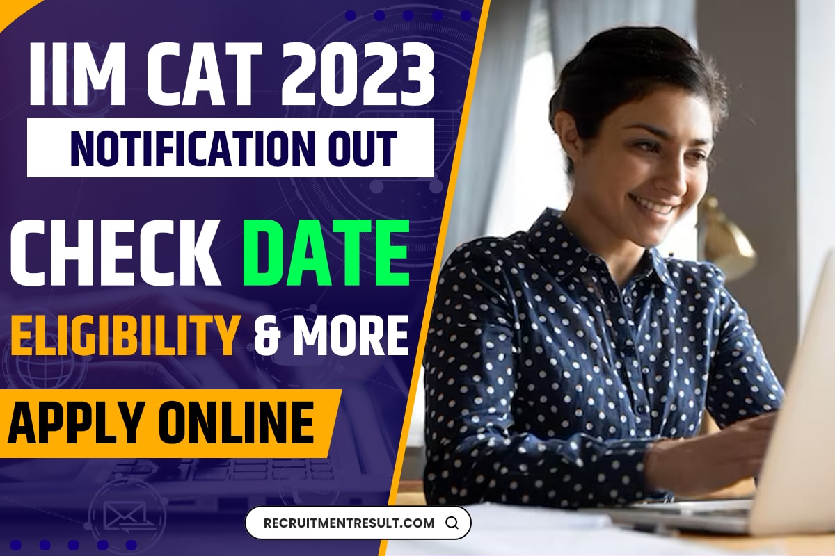 IIM CAT 2023 Notification