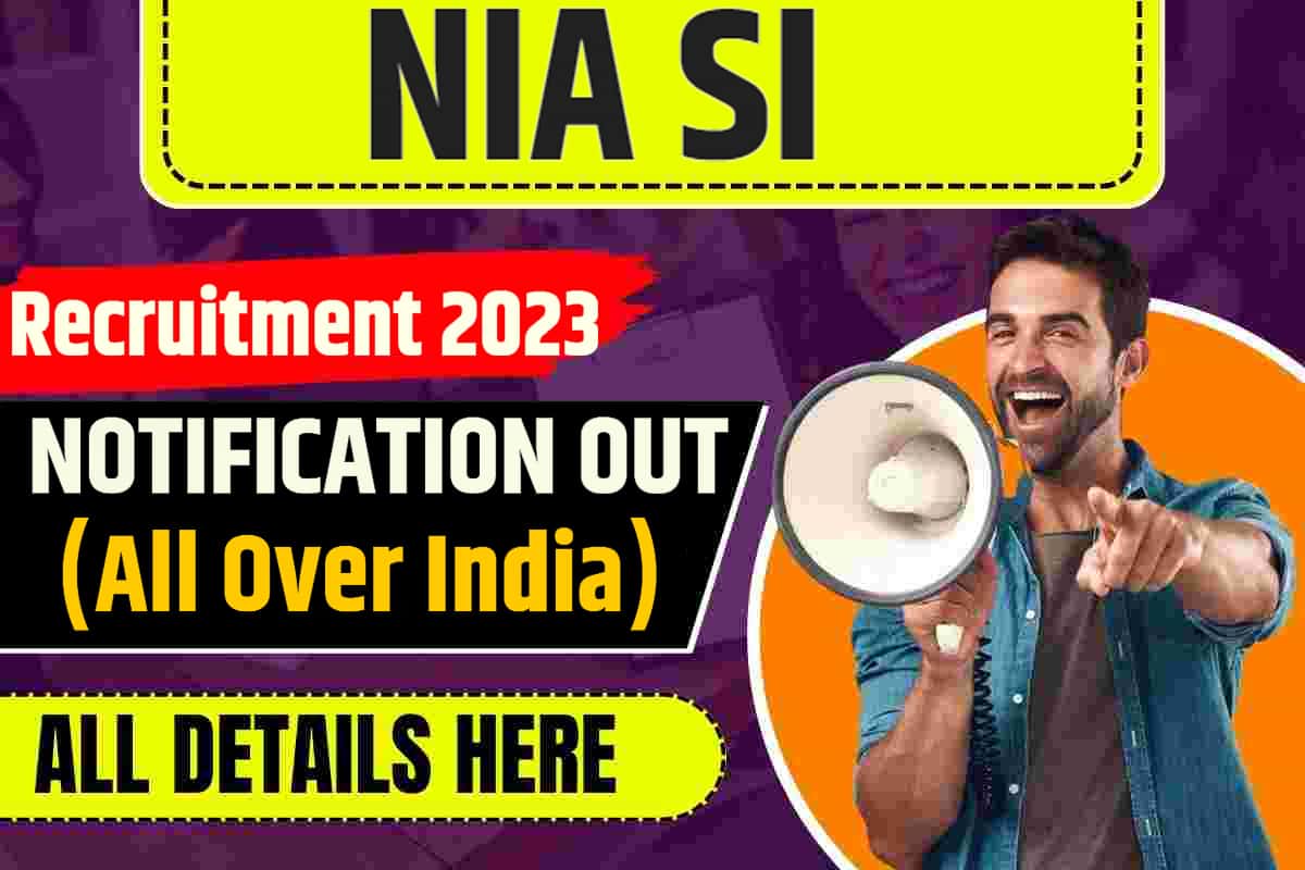 NIA SI Recruitment 2023