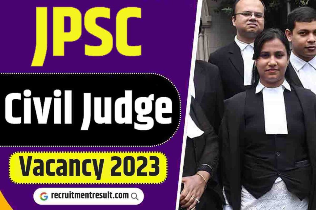 JPSC Civil Judge Vacancy 2023