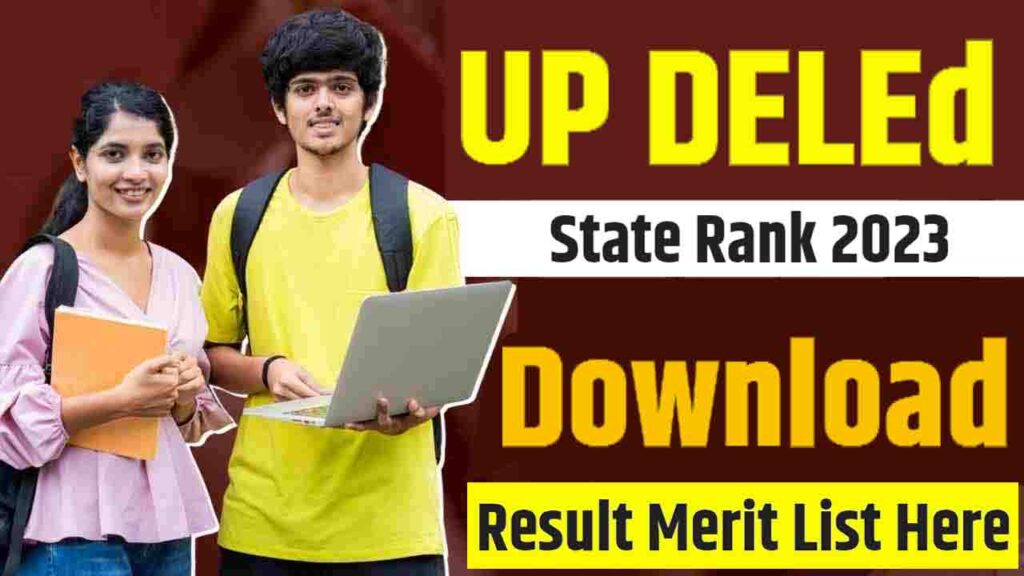 UP DELEd State Rank 2023 Download Result Merit List Here