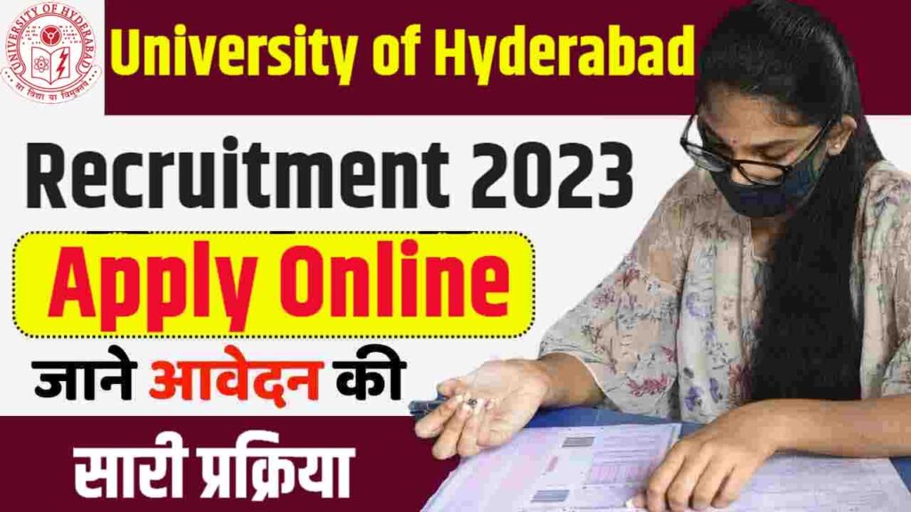 University Of Hyderabad Recruitment 2023 Apply Online For 95 Non ...