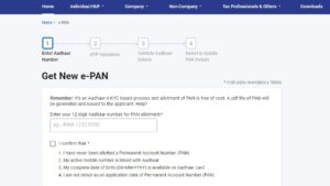 How to Apply Online for Instant E Pan Card?