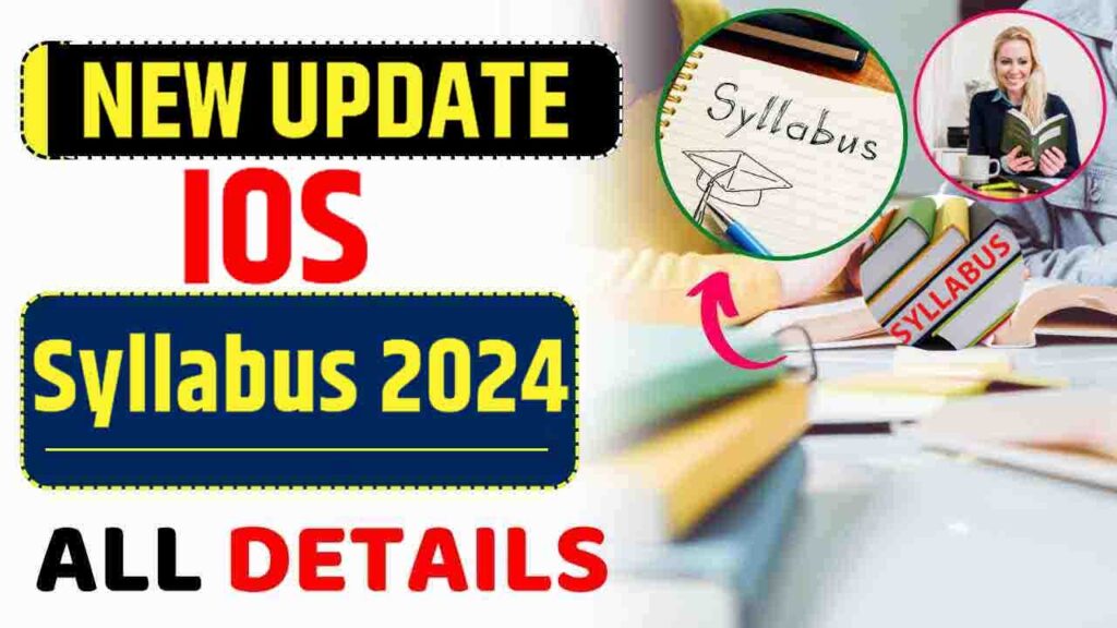 IOS Syllabus 2024 SilverZone Science Olympiad Class 112